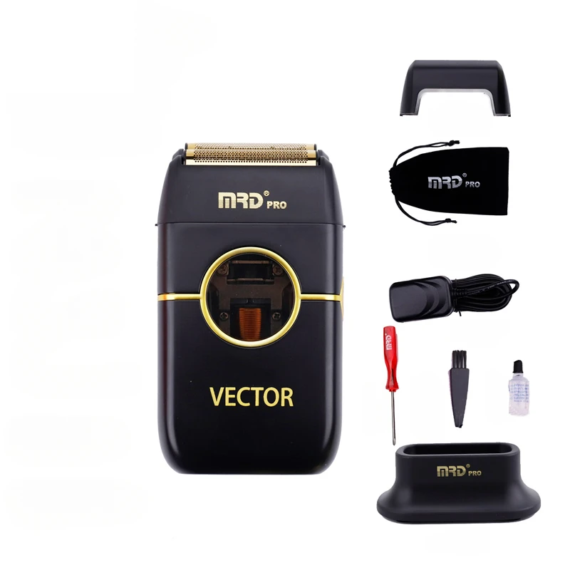 Rechargeable Grooming Trimmer with Stainless Steel Blades and Dual Power Operation