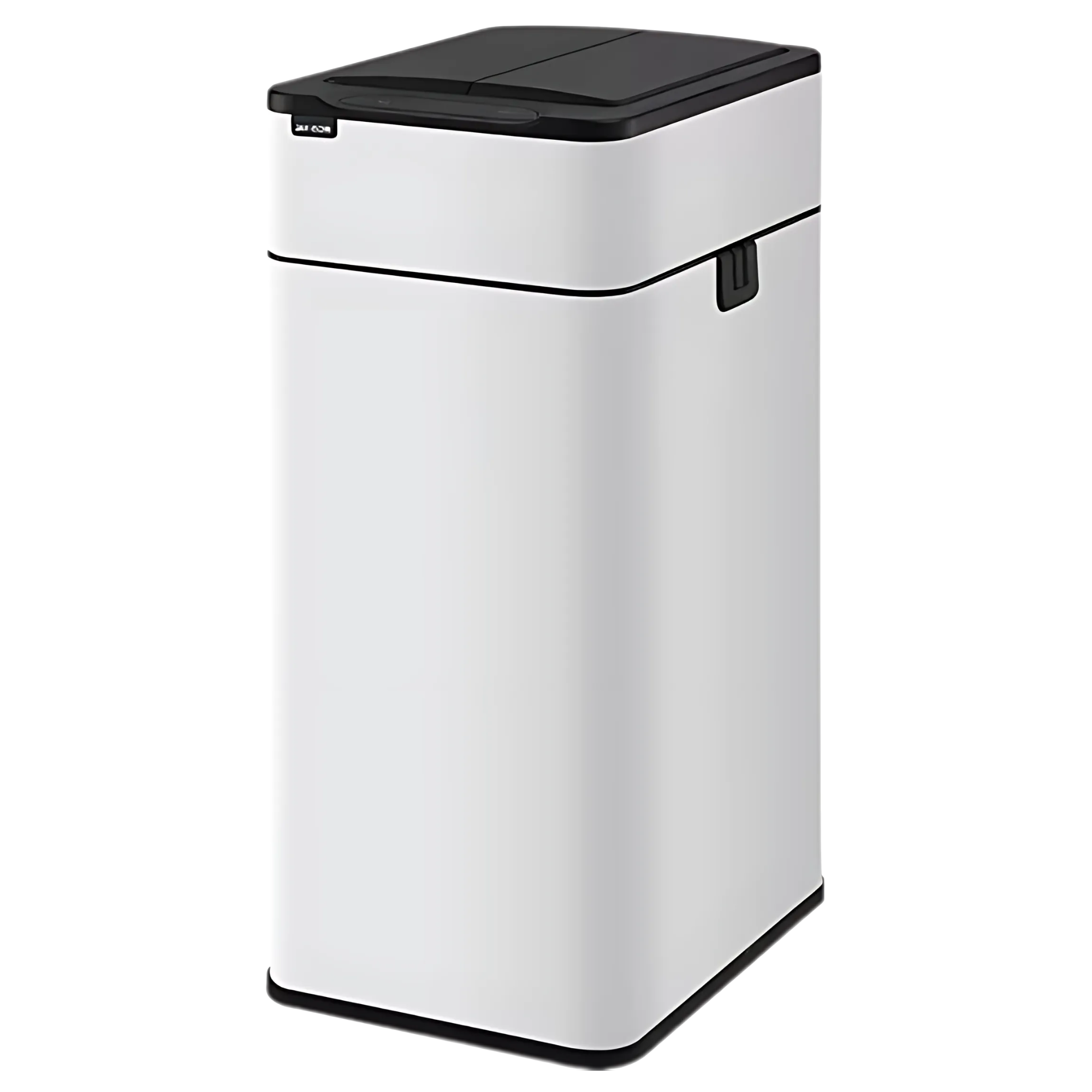 15L Smart White Trash Bin with Automatic Lid
