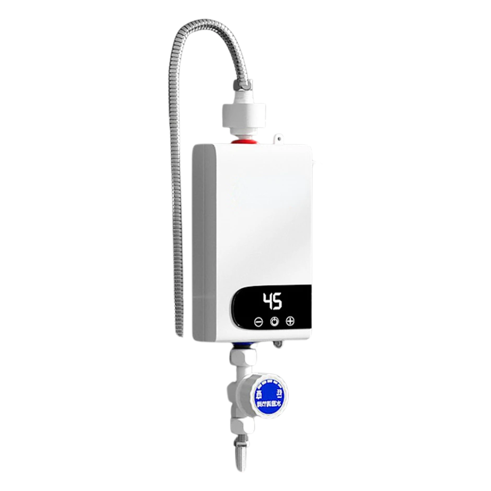 5500W Tankless Water Heater LCD Display, IPX4 Waterproof, With Accessories