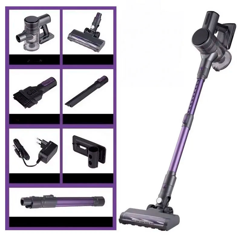 Portable Rechargeable Vacuum 250W for Home and Car Purple