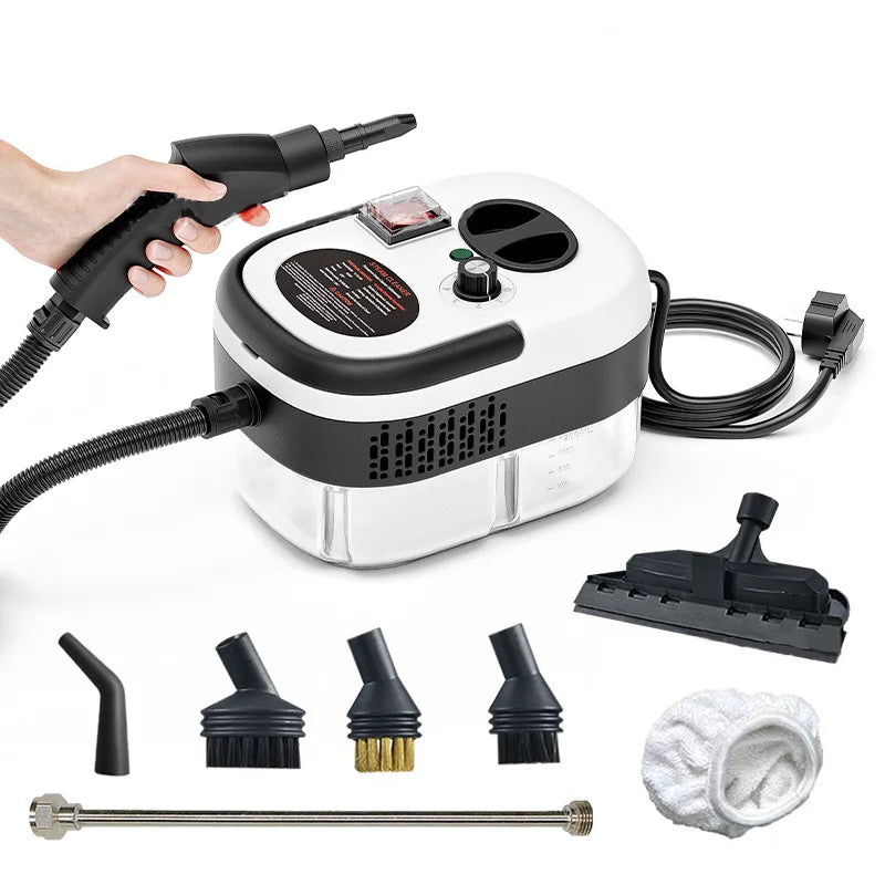 Corded 2500W Steam Cleaning Machine for Kitchen, Car, Floors