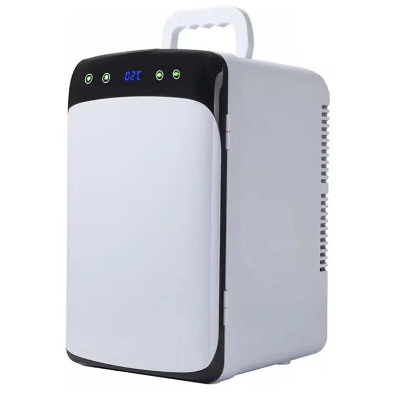 10L White Portable Fridge – Bedroom, Office, Car Cooling