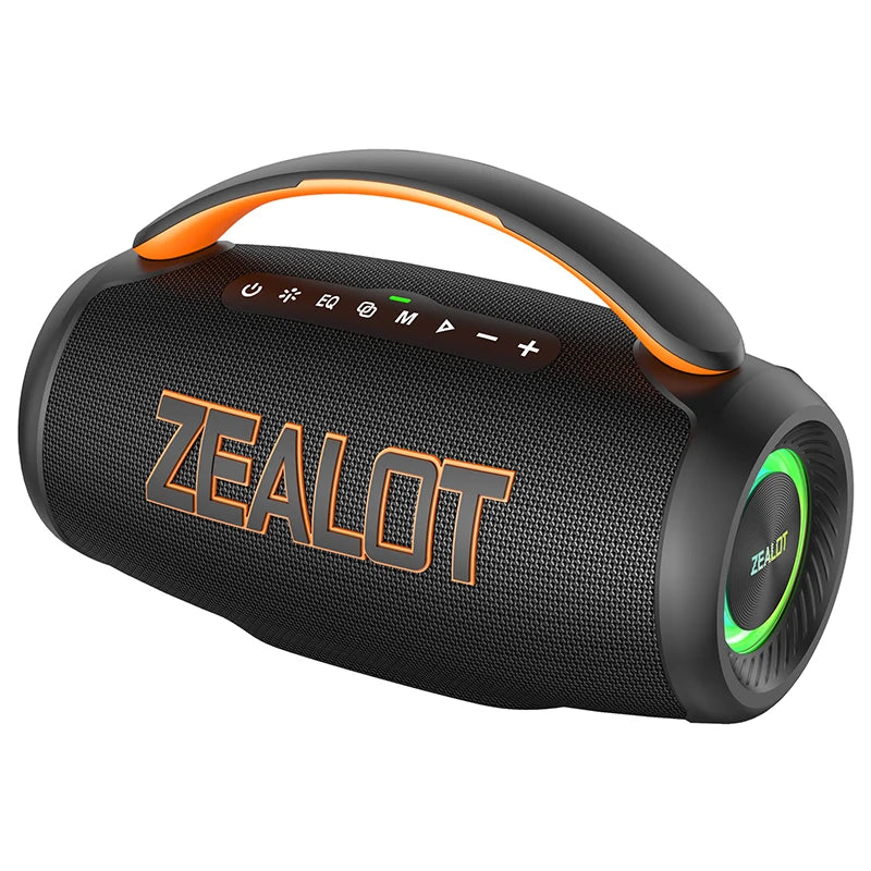 Rechargeable 60W Outdoor Bluetooth Speaker in Black Finish