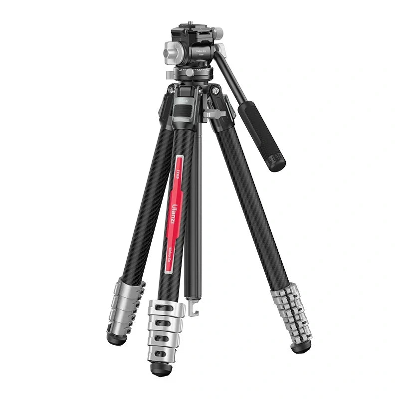 Carbon Fiber Travel Tripod with Quick Release & Leveling Bowl