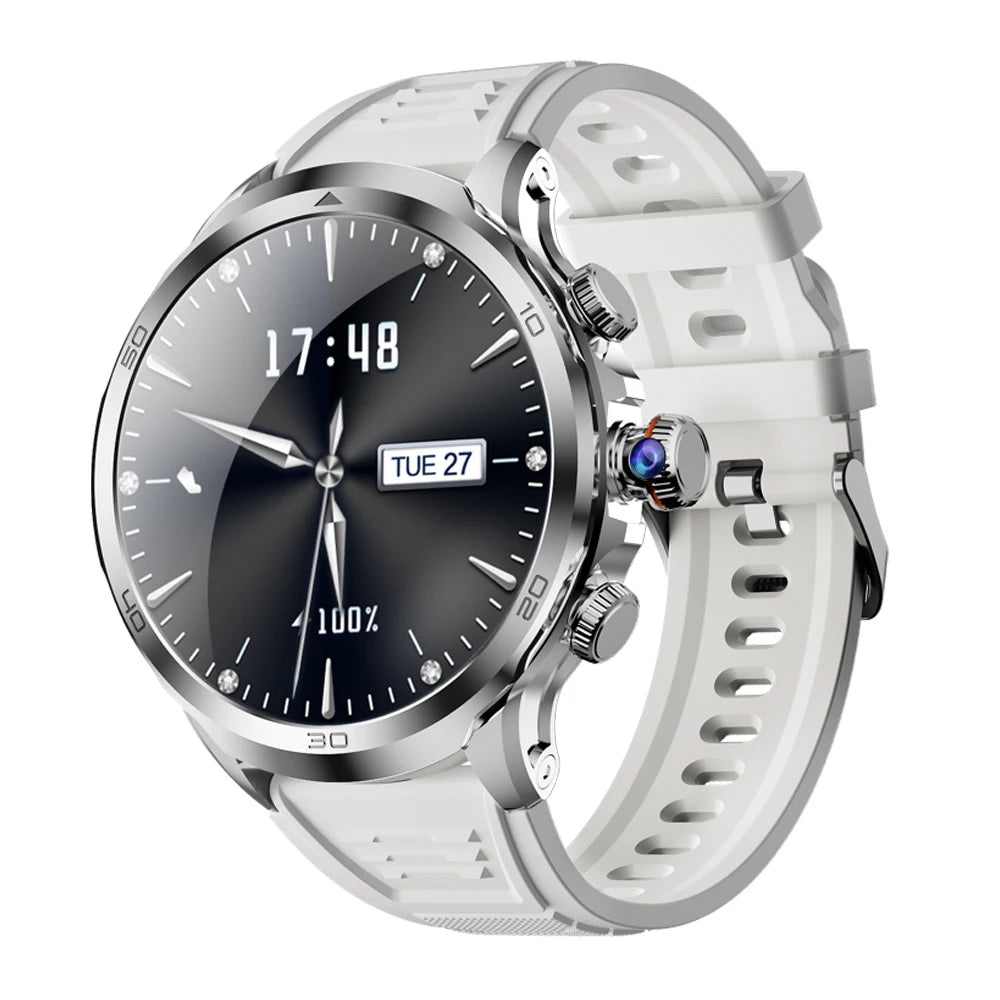 Waterproof 4G Smart Watch with Video Calls, AMOLED Screen, Health Monitoring & Sports Tracking