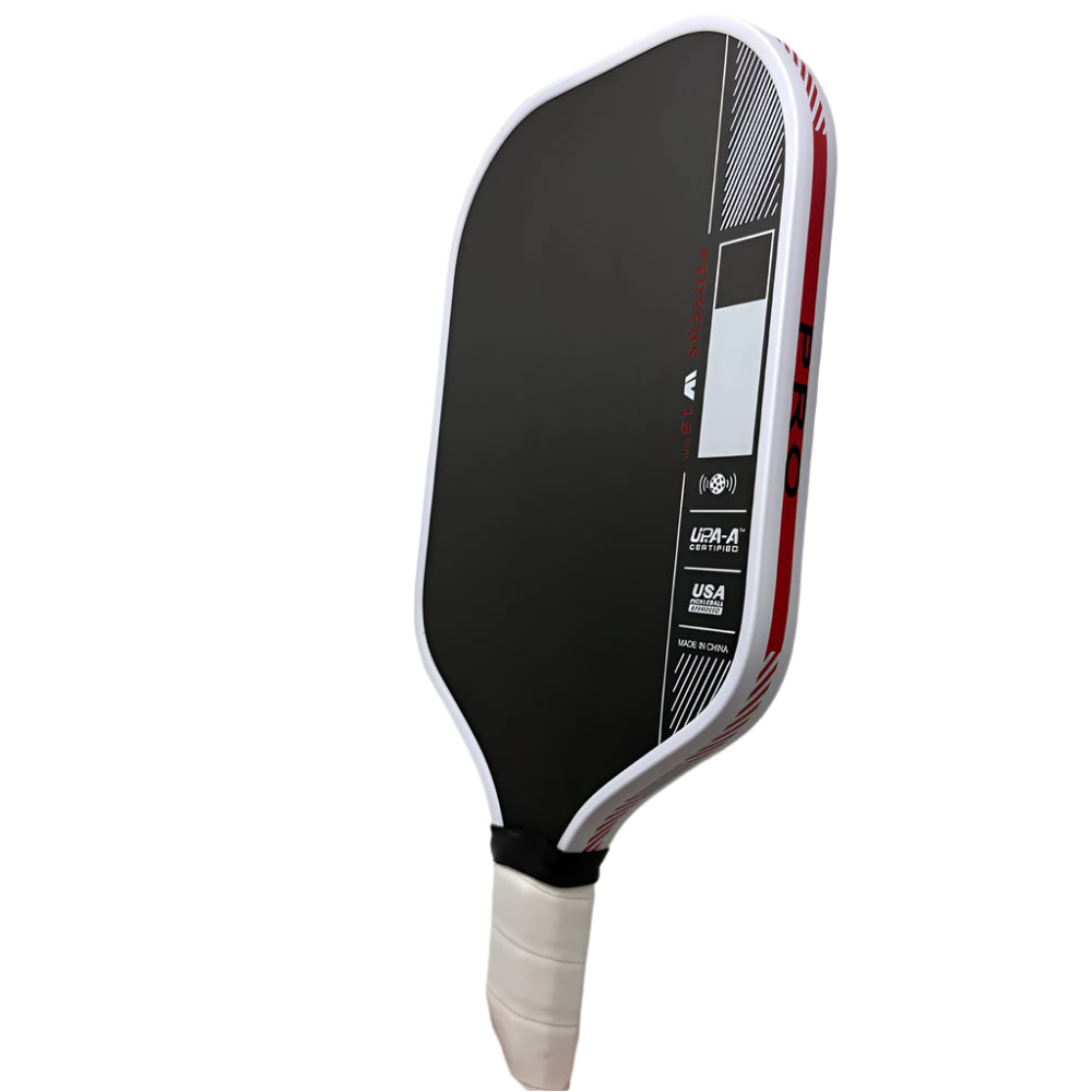 16mm Perseus 4 Pickleball Paddle Carbon Fiber Surface, EVA Core, Balanced for Precision Play