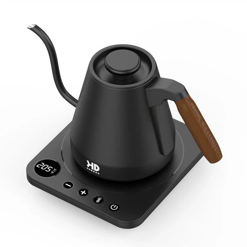 0.8L Electric Pour Over Coffee Kettle – Fast Boil, Anti-Dry Protection, Gooseneck Spout
