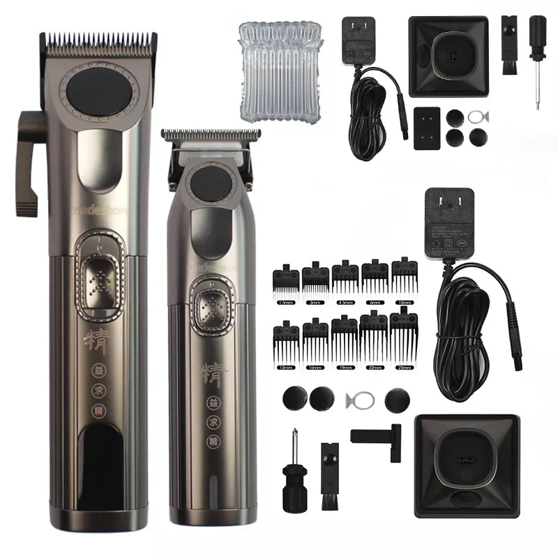 Professional Grooming Kit with Comb Attachments