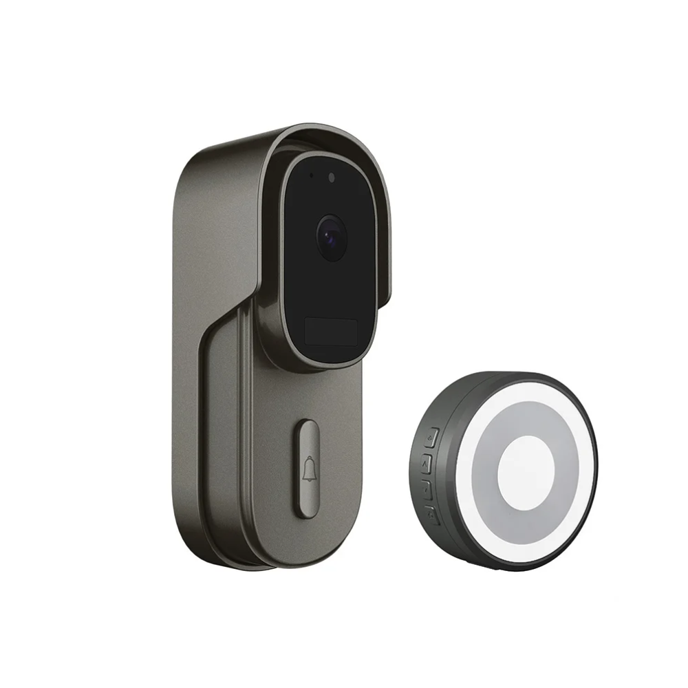 1080P Smart WiFi Doorbell with 32GB Storage, Night Vision, Motion Alerts & Chime