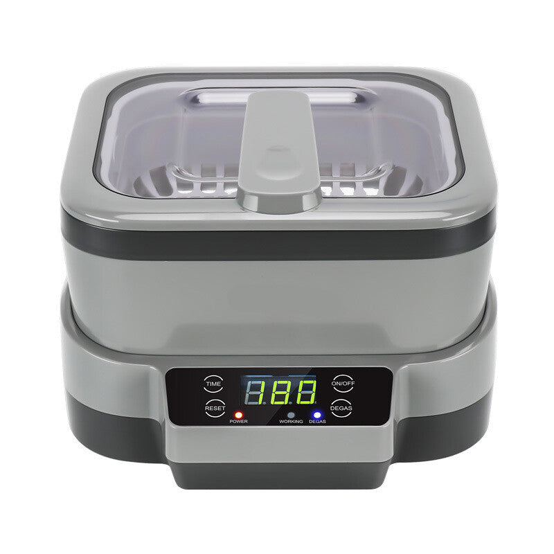 Portable Ultrasonic Cleaner 1.2L 70W with Timer & Degas for Jewelry, Glasses & Accessories