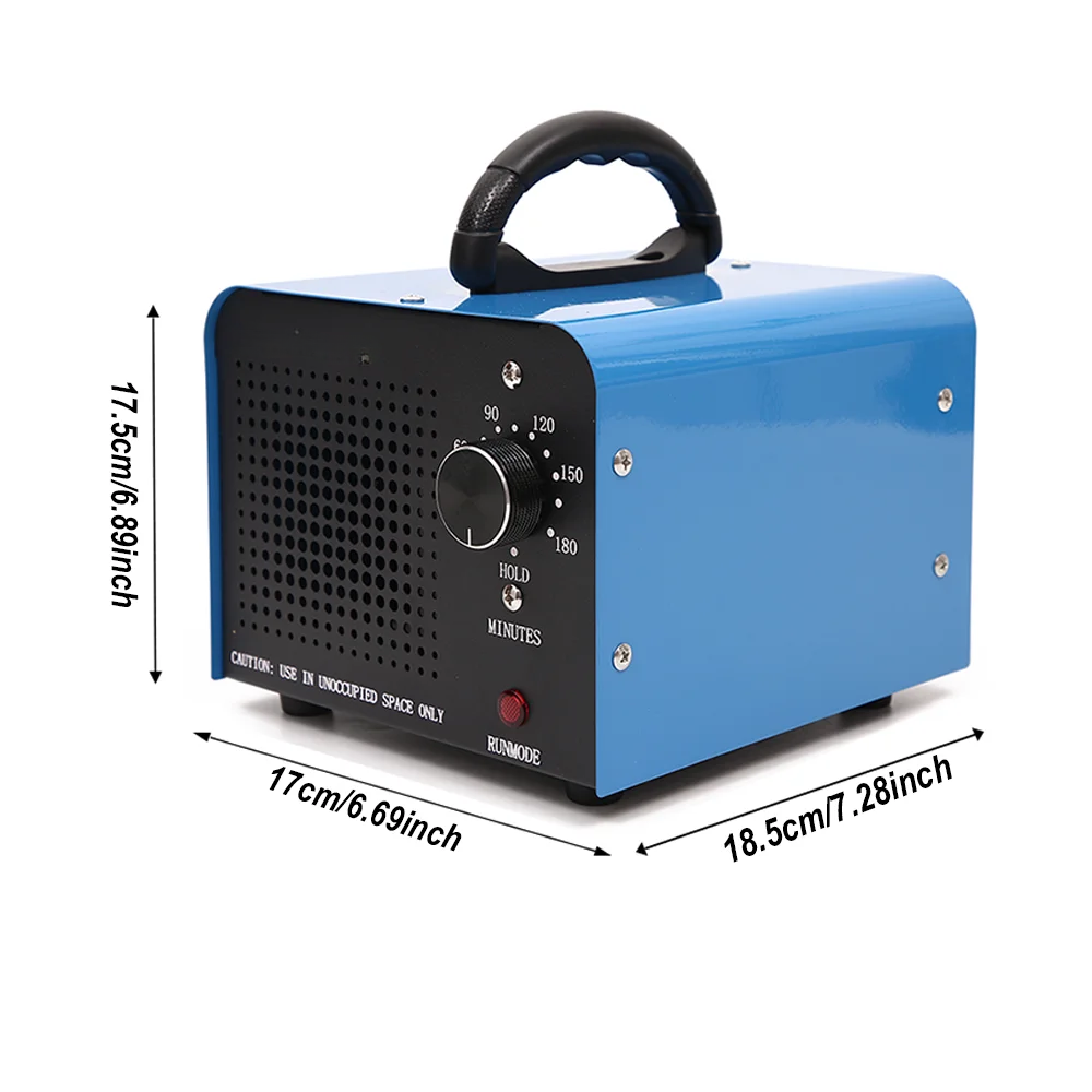 Compact Ozone Air Purifier 10000mg/h for Home, Office, Car & Small Rooms
