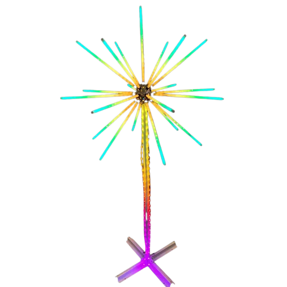 2.5M RGB Firework Fairy Lights App-Controlled Starburst Tree Lights for Indoor/Outdoor Use