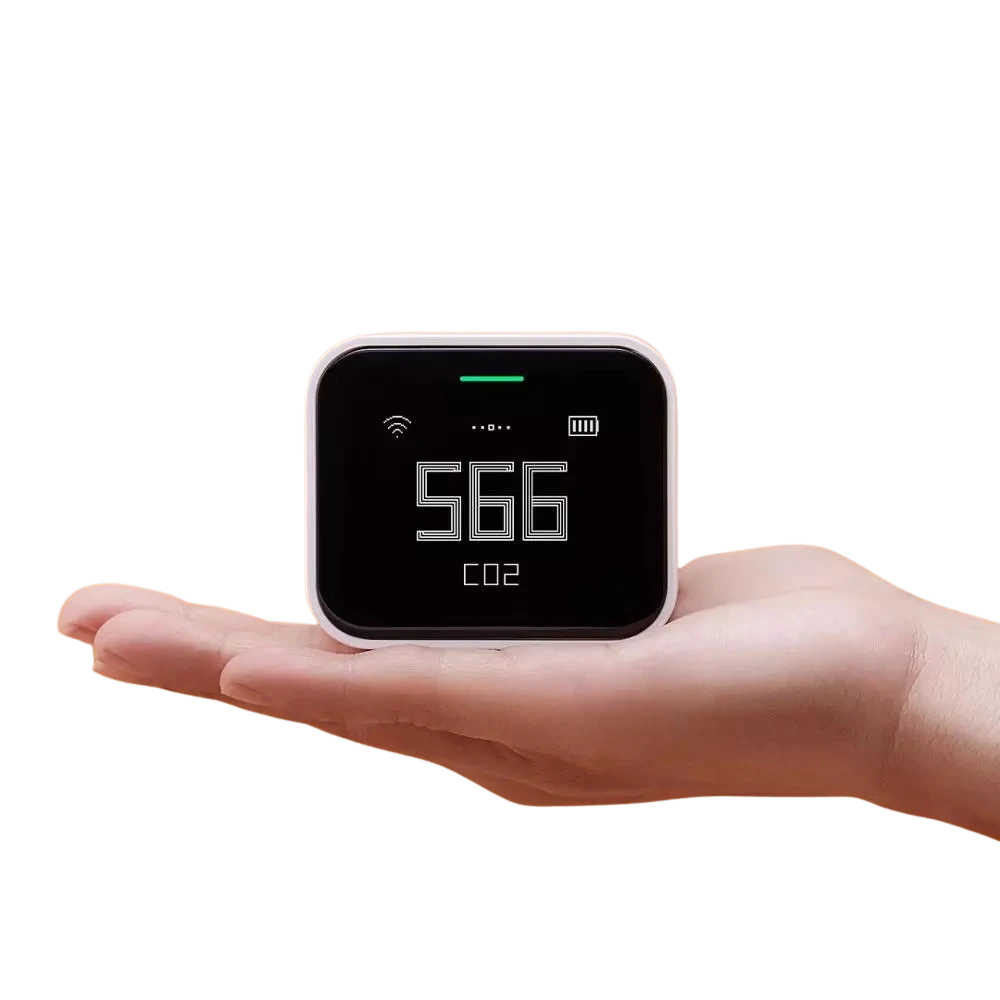Qingping Lite Air Detector with CO2, PM2.5, PM10 Tracking, Wi-Fi & HomeKit Support
