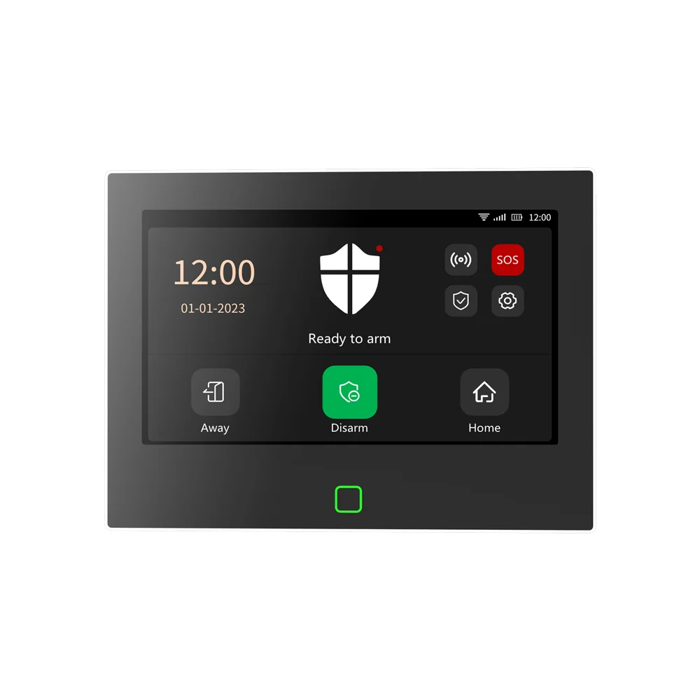 7" Touchscreen Smart Home Alarm with 115dB Siren