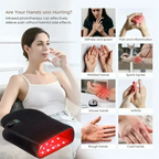 2-in-1 LED Hand Therapy Gloves Dual-Sided Red Light for Circulation & Pain Relief