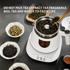 1.8L Electric Glass Tea Pot with Temperature Control and Fast Heating