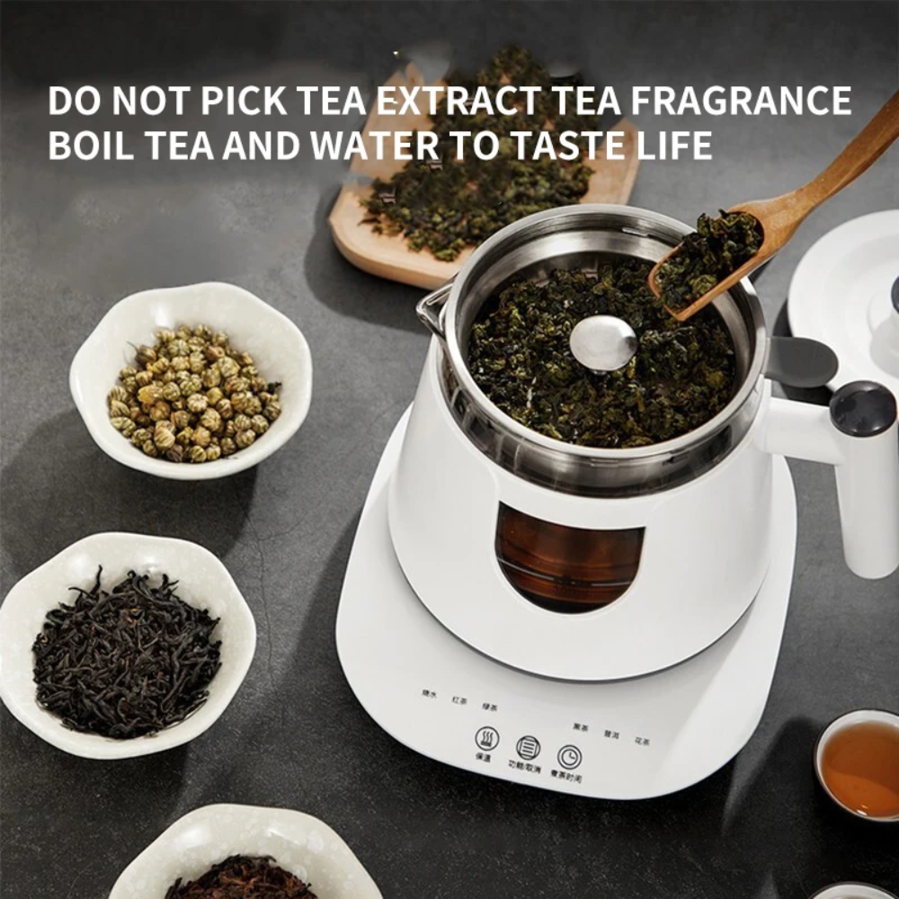 1.8L Electric Glass Tea Pot with Temperature Control and Fast Heating