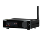 2-Channel 300W Bluetooth Amplifier with USB and Optical Input