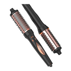 2-in-1 Hot Air Hair Curler and Straightener with Adjustable Temperature