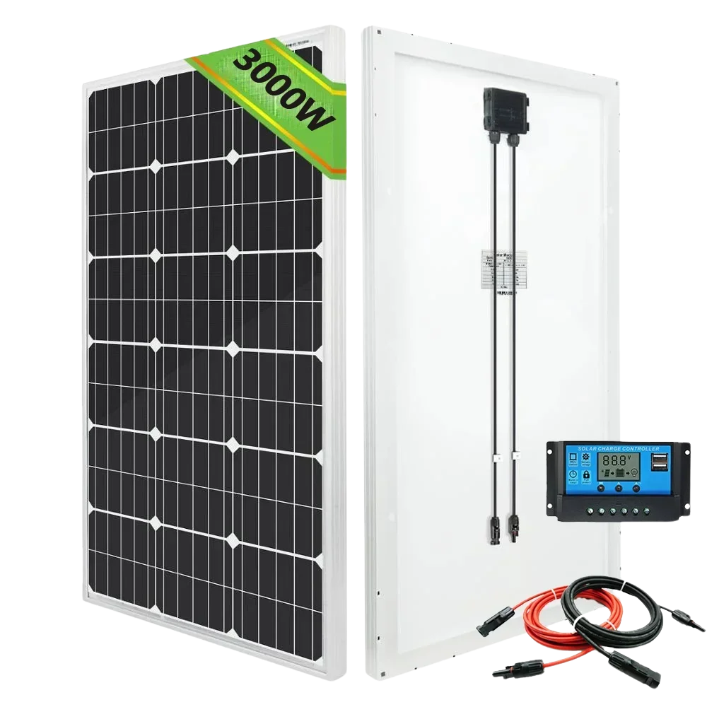 3000W Rigid Waterproof Solar Panel for Outdoor Charging