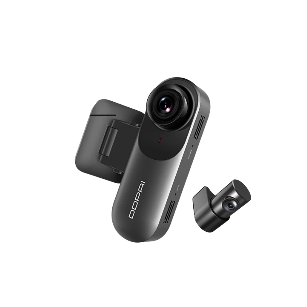 2.5K Front and Rear Dash Cam with WiFi, Dual Lens, 140° Wide Angle & Loop Recording