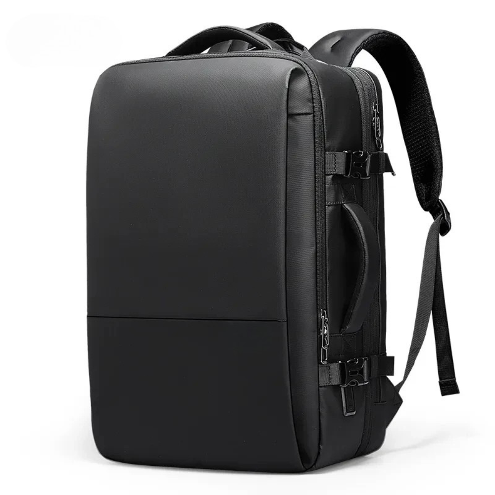 Expandable 45L Anti-Theft Backpack for Work and Travel