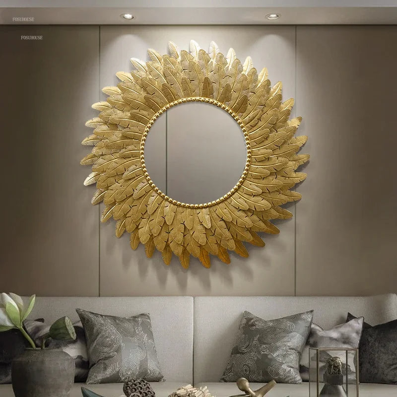 90x90CM Round Makeup Mirror for Home or Vanity Wall Decor