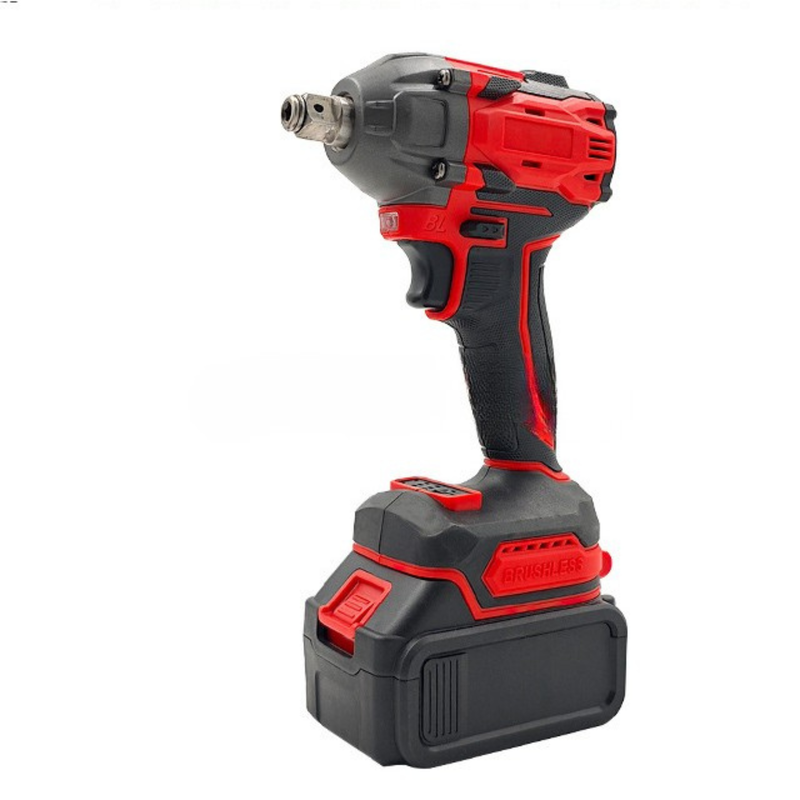 Cordless Electric Impact Wrench with Brushless Motor and 250Nm Maximum Torque