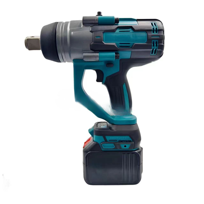 Brushless Cordless Impact Wrench with Rechargeable Battery and Square Drive