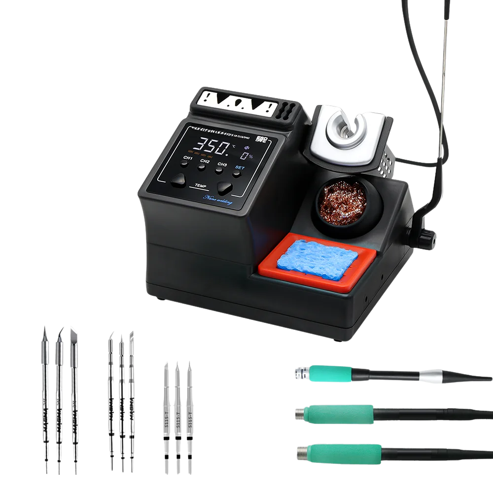 200W Soldering Station with Temperature Control for Electronics