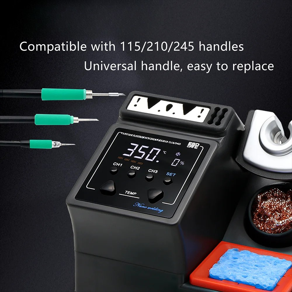 Multi-Handle Soldering Station for Electronics Repair