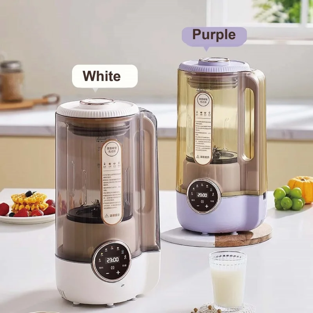 1.65L High Borosilicate Glass Soy Milk Maker Auto Cook, 20-Blade, Touch Panel