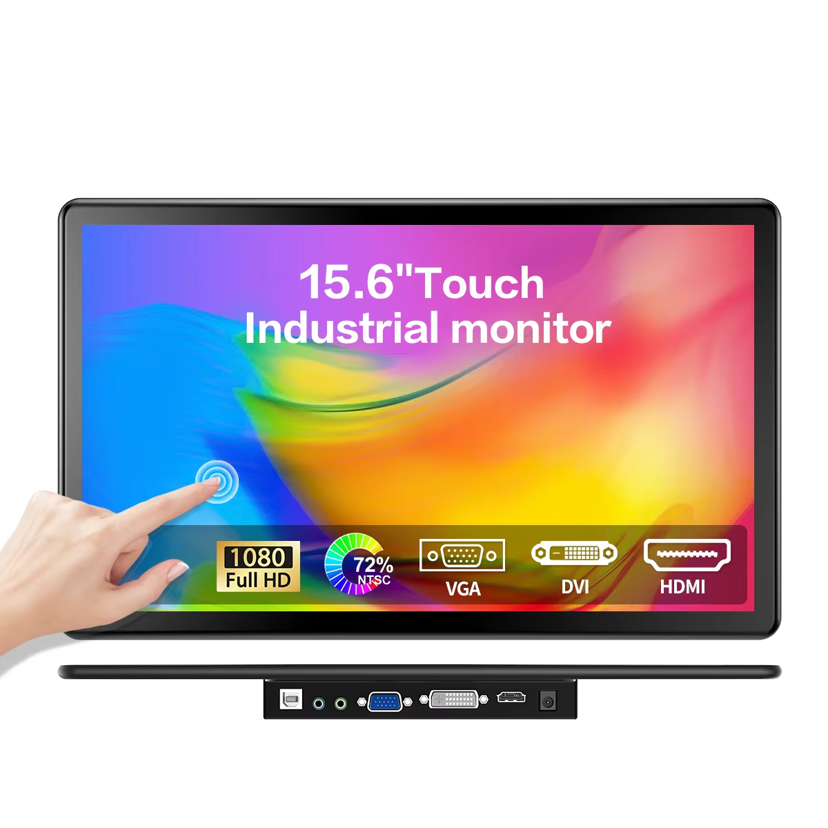 15.6” 1080p Touchscreen Display with USB and Audio