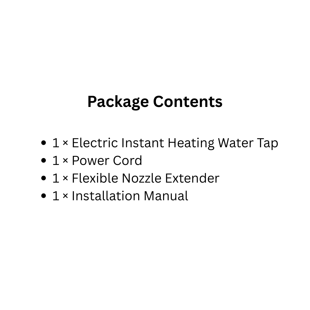 2-in-1 Stainless Steel Electric Water Tap with Instant Heating & Temperature Display