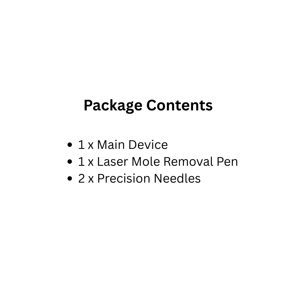 Cordless Laser Mole & Tattoo Removal Pen – At-Home Skin Spot Corrector White