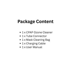Portable Rechargeable CPAP Ozone Cleaner with Mask Kit Cordless, Lightweight, Powerful 30mg/h Disinfection