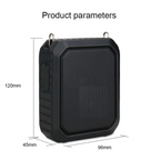 18W Waterproof Bluetooth Voice Amplifier with Wireless Mic and Power Bank Function