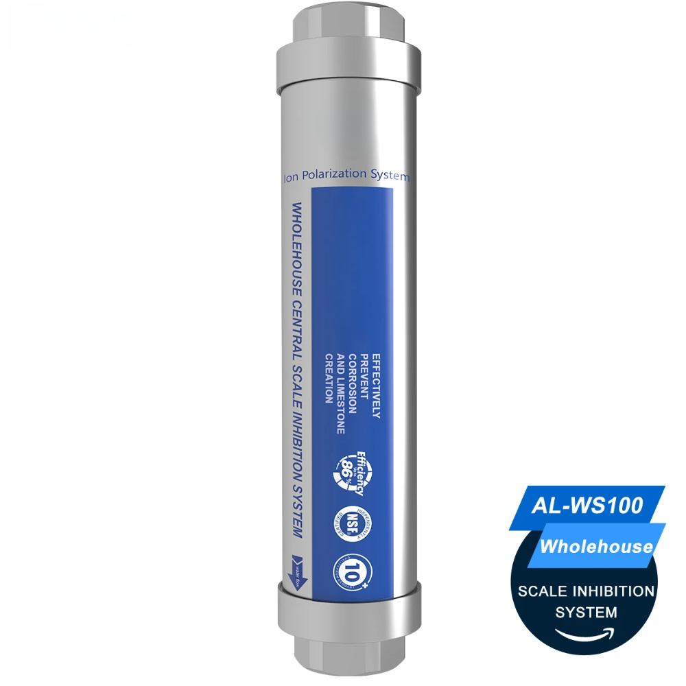 Salt-Free Whole Home Water Descaler with G3/4" Connectors for Limescale Prevention