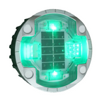 Heavy-Duty Solar LED Road Stud Light – Waterproof 120mm Round Embedded Marker for Outdoor Paths