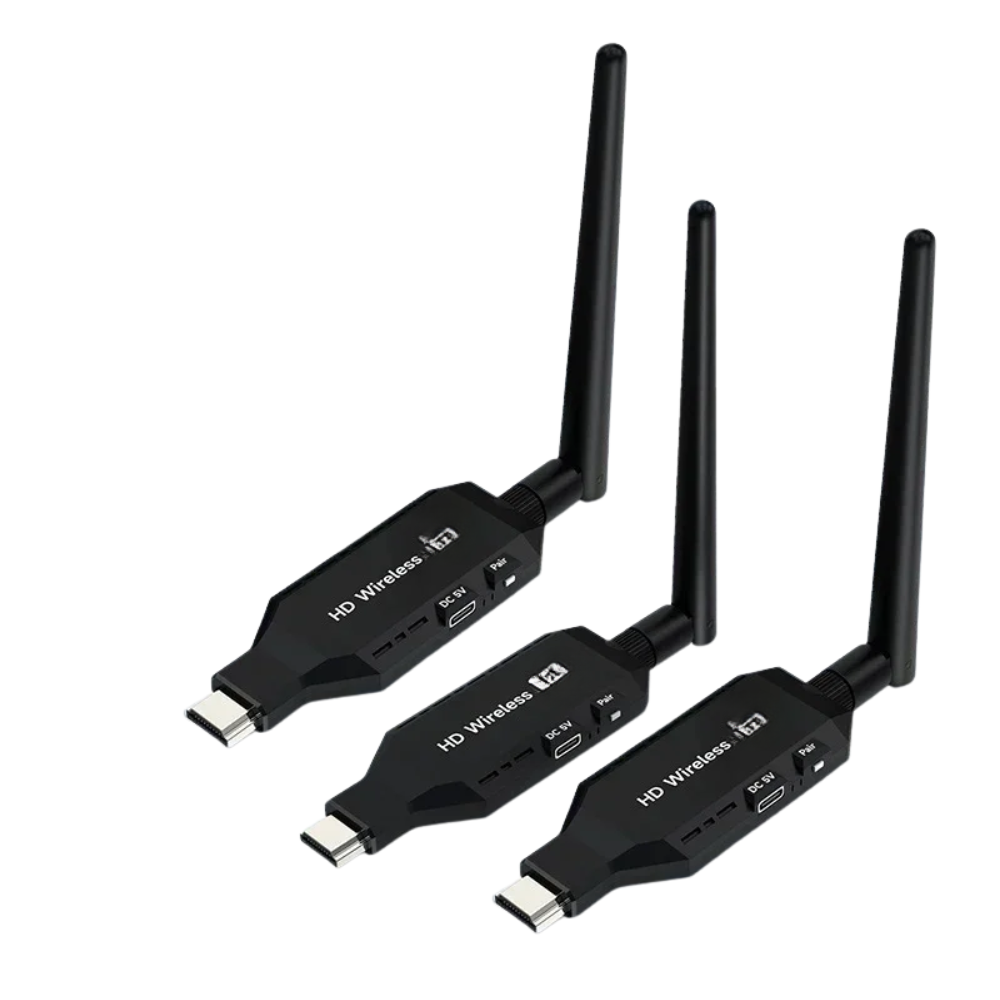 1080P HDMI Wireless Extender Kit with 2 Receivers 50m Range, Plug & Play