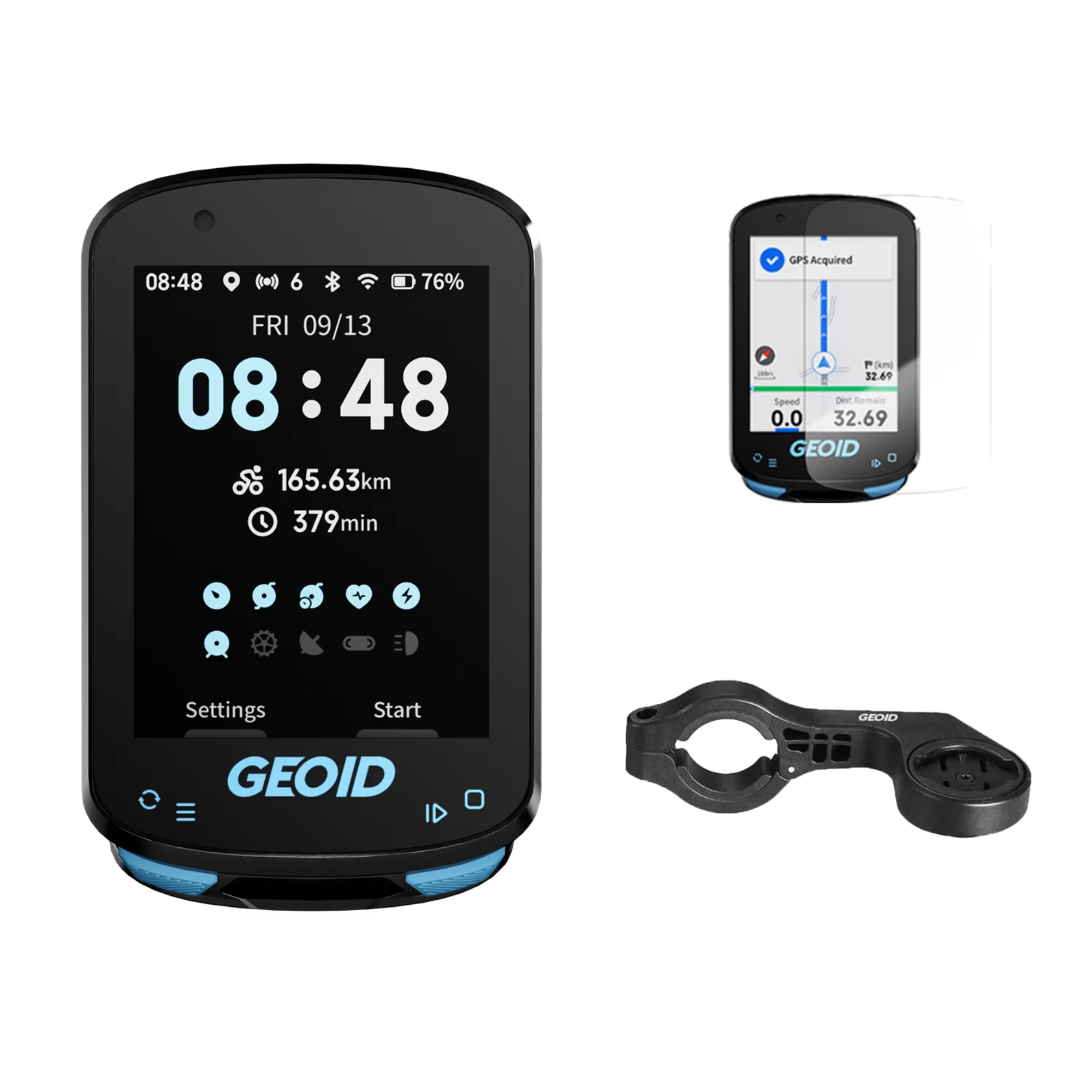 Smart Bike Speedometer with GPS WiFi and Screen Film