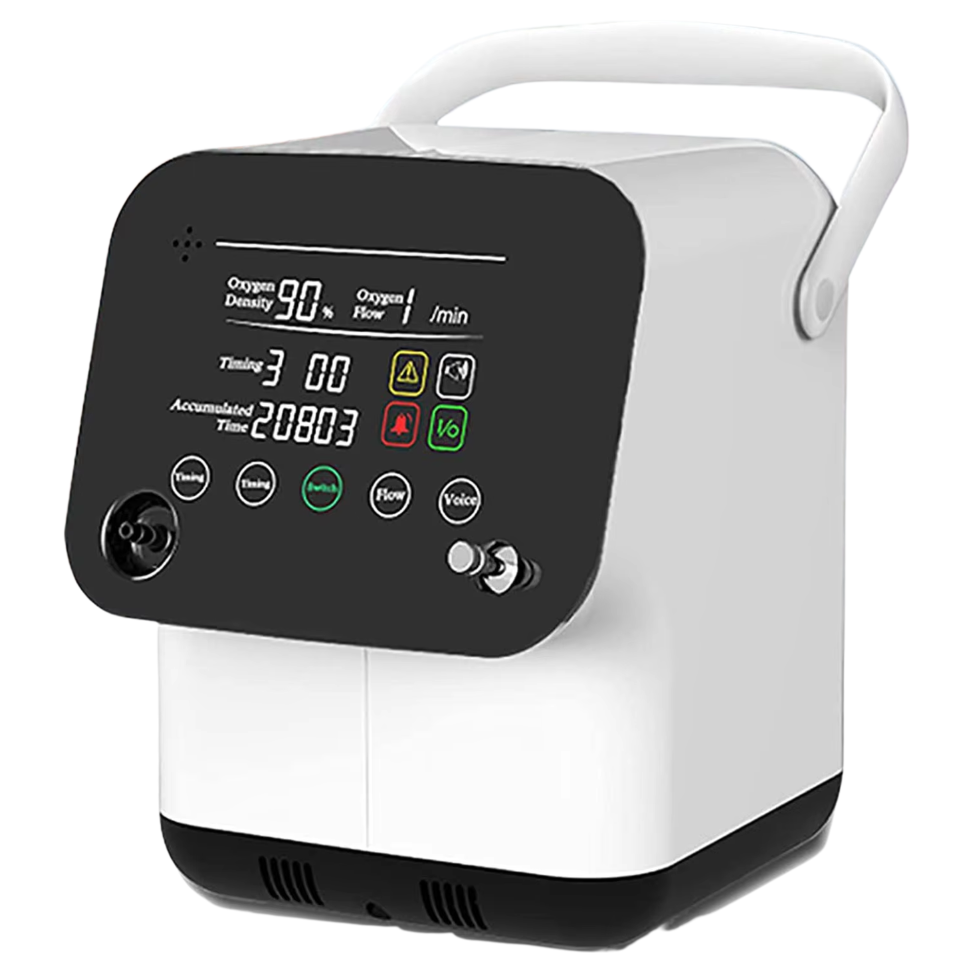 Portable 7L Oxygen Concentrator with 24H Continuous Flow