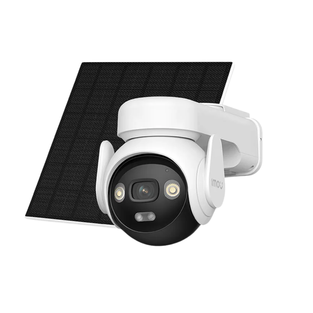 Outdoor PTZ Security Camera with Spotlight and 128GB SD