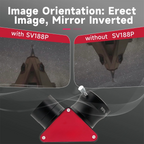 1.25"/2" Zenith Mirror with 99% Reflectivity for Telescopes