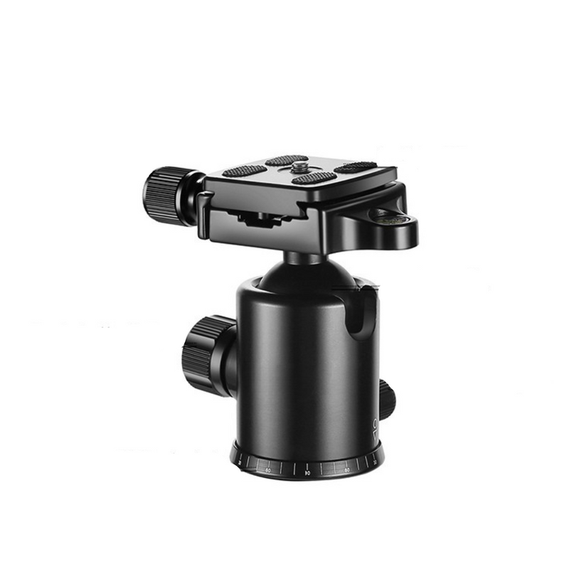 Foldable Aluminum Tripod with 4-Section Legs, Bubble Level and 1630mm Adjustable Height