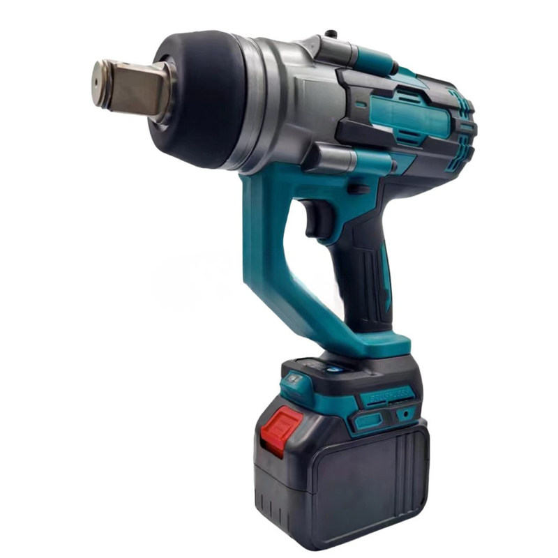 Brushless Cordless Impact Wrench with Rechargeable Battery and Square Drive