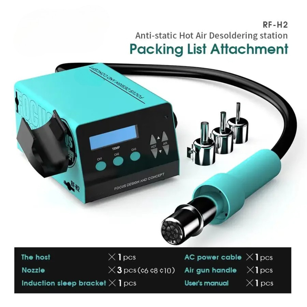 1000W Hot Air Gun Soldering Station for PCB Repair