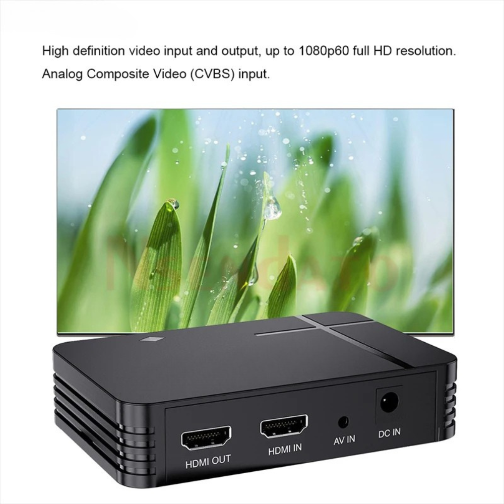 1080p HDMI AV Capture Card with USB Recording