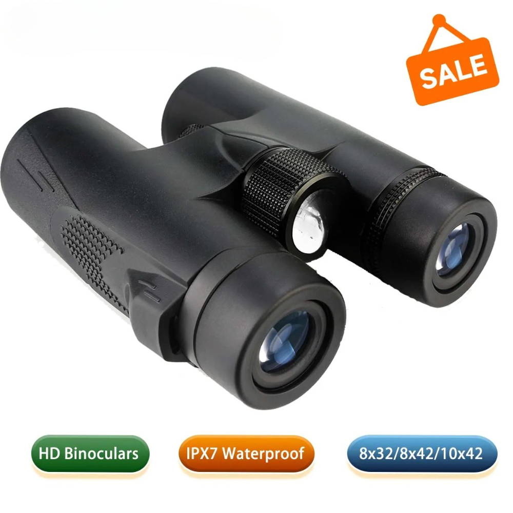 10x42 Waterproof HD Binoculars with BAK4 Prism for Outdoors