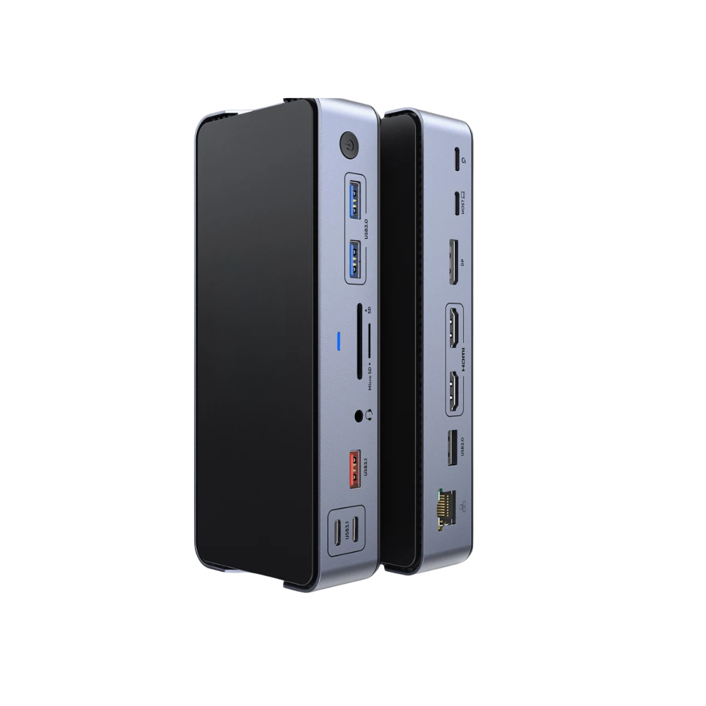 15-in-1 USB-C Docking Station with 8K HDMI & DP